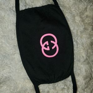 Black and Pink Fashion Mask